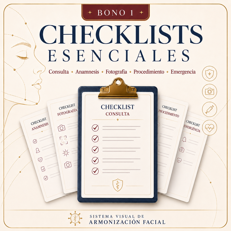 Bono 1 — Checklists de Armonización Facial